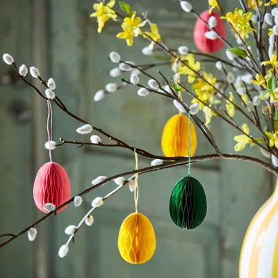 Ikea Tjärlek Hanging Decoration, Egg/mixed Colors, Diameter: 2 "