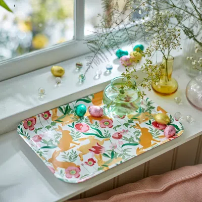 Ikea Tjärlek Tray, Patterned, 8x11 " In Multi