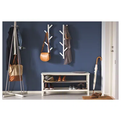 Ikea Tjusig Hanger, White, 30 ¾ "
