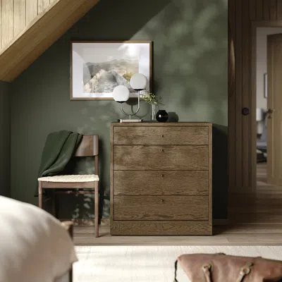 Ikea Tonstad 4-drawer Dresser, Brown Stained Oak Veneer, 32 1/4x18 1/2x35 3/8 "