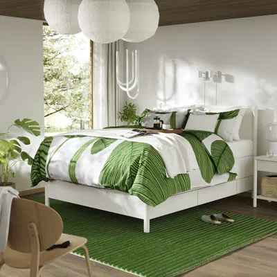 Ikea Tonstad Bed Frame With Storage, Off-white, Queen