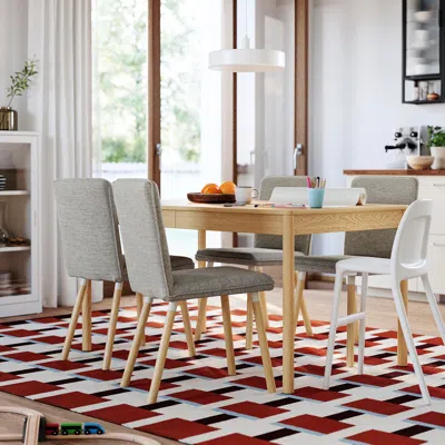 Ikea Tonstad Extendable Table, Oak Veneer, 55 1/8/77 1/8x33 1/2 "