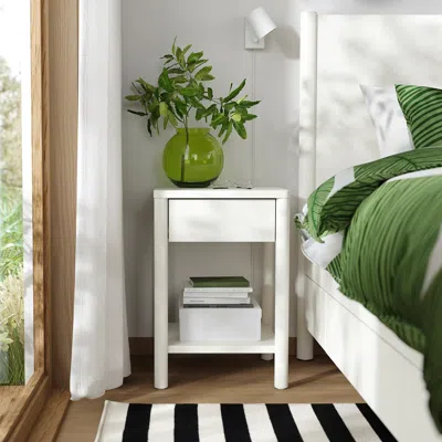 Ikea Tonstad Nightstand, Off-white, 15 3/4x15 3/4x23 1/4 "
