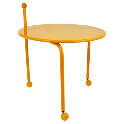Pre-owned Ikea Tord Bjorklund Post-modern Side Or Coffee Table, Memphis Style, Sweden, 1980s In Orange