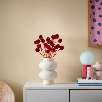 Ikea Torka Dried Parts Of Flowers/plants, Bunch/scabiosa Red, 16 "