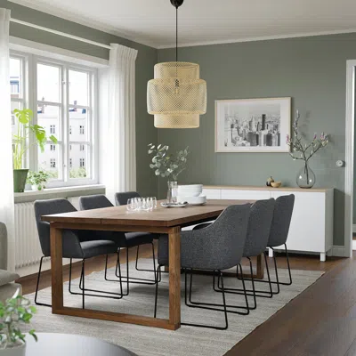 Ikea Tossberg Chair, Metal Black/gunnared Dark Gray