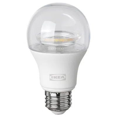 Ikea Trådfri Led Bulb E26 800 Lumen, Smart Wireless Dimmable/white Spectrum Globe, Default Colour Tempera