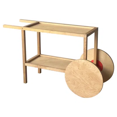 Pre-owned Ikea Trendig Bar Cart By Magnus Engman For  In Brown