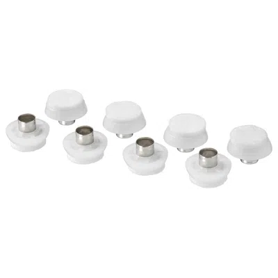 Ikea Trixig Floor Protectors With Rivet, White, Diameter: ¾ "