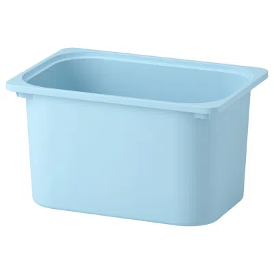 Ikea Trofast Storage Box, Light Blue, 16 ½x11 ¾x9 "