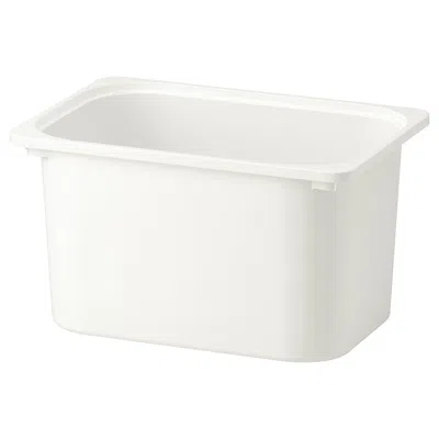 Ikea Trofast Storage Box, White, 16 ½x11 ¾x9 "