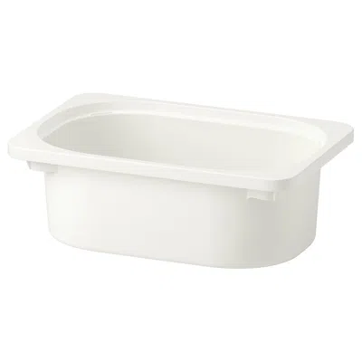 Ikea Trofast Storage Box, White, 7 ¾x11 ¾x3 7/8 "