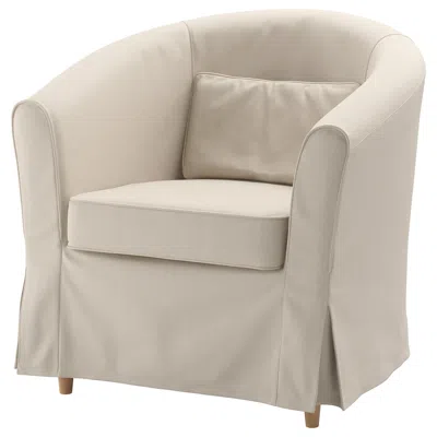 Ikea Tullsta Chair Cover, Lofallet Beige