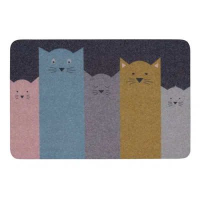 Ikea Turistväg Door Mat, Indoor, Cat Pattern, 2 ' 0 "x2 ' 11 "