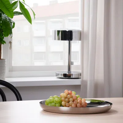 Ikea Tuvhätta Serving Plate, Stainless Steel, 13 "