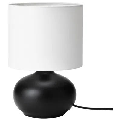Ikea Tvärfot Table Lamp, Black/white, Shade Width: 6 "