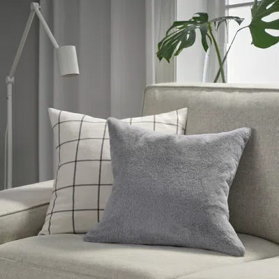 Ikea Ullgrimmia Cushion Cover, Gray, 19x19 "