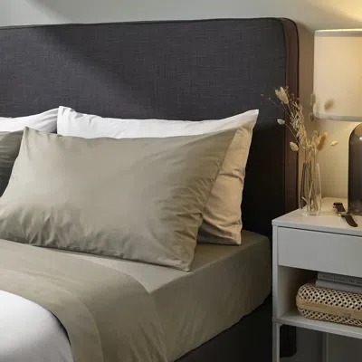 Ikea Ullvide Flat Sheet, Gray-beige, Full/double