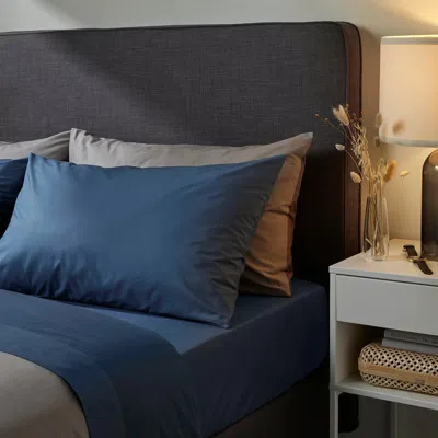 Ikea Ullvide Sheet Set, Dark Blue, King