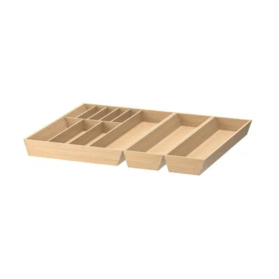 Ikea Uppdatera Flatware Tray/2 Utensil Trays, Light Bamboo, 26x19 1/2 "