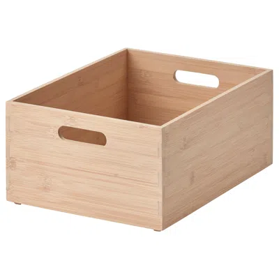 Ikea Uppdatera Storage Box, Light Bamboo, 9 ½x12 ½x6 "
