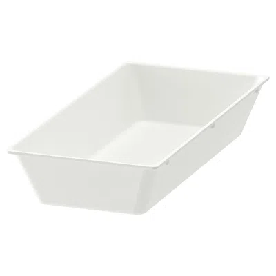 Ikea Uppdatera Utensil Tray, White, 6x12 "