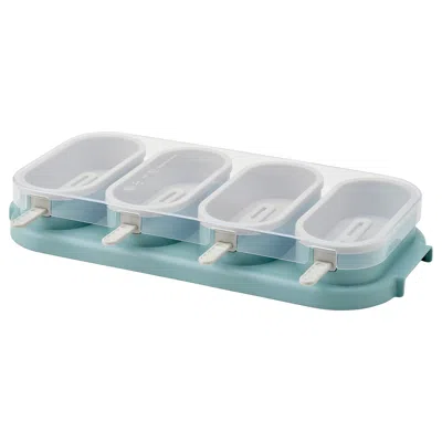 Ikea Uppfylld Ice Pop Maker, Light Turquoise/light Gray, Length: 11 " In White