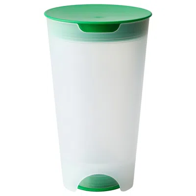 Ikea Uppfylld Salad Shaker With Strainer, Bright Green/clear, 47 oz