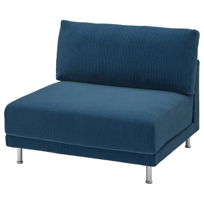 Ikea Uppåkra 1.5-seat Module, Samsala Dark Blue, Depth: 42 1/8 "