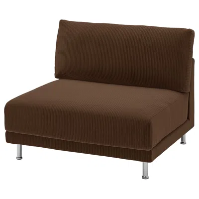 Ikea Uppåkra 1.5-seat Module, Samsala Dark Brown, Depth: 42 1/8 "