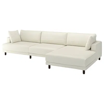 Ikea Uppåkra 4.5-seat Mod Sofa, Axvall Off-white, Width: 143 1/4 "
