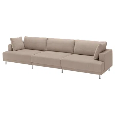 Ikea Uppåkra 4.5-seat Mod Sofa, Samsala Gray-beige, Width: 143 1/4 " In Neutral