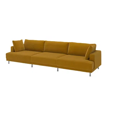 Ikea Uppåkra 4.5-seat Mod Sofa, Samsala Yellow-brown, Width: 143 1/4 "