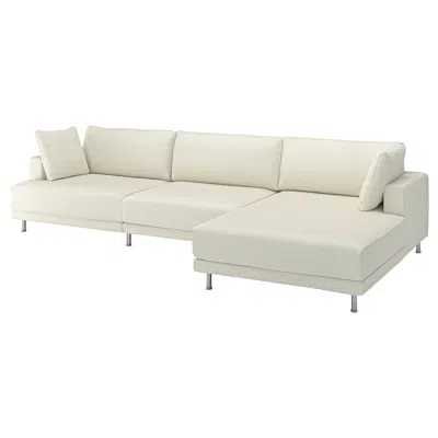 Ikea Uppåkra 4.5-seat Mod Sofa, With Chaise, Right/axvall Off-white, Width: 143 1/4 "