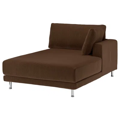 Ikea Uppåkra Chaise Longue Module, Samsala Dark Brown, Width: 50 "