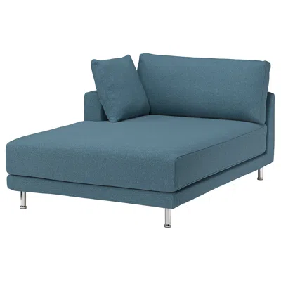 Ikea Uppåkra Cover Chaise Module, Left, Axvall Dark Gray-blue, Width: 27 1/2 "
