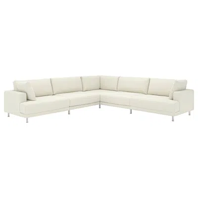 Ikea Uppåkra Mod Corner Sofa, 6 Seat, Axvall Off-white, Height: 37 3/8 "