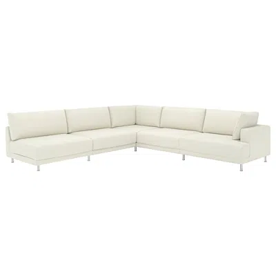 Ikea Uppåkra Mod Corner Sofa, 6 Seat, Axvall Off-white, Height: 37 3/8 "