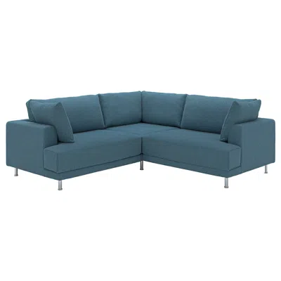 Ikea Uppåkra Modular Corner Sofa, 3-seat, Axvall Dark Gray-blue, Depth: 42 1/8 "