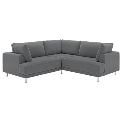 Ikea Uppåkra Modular Corner Sofa, 3-seat, Johanneshov Dark Gray, Depth: 42 1/8 "