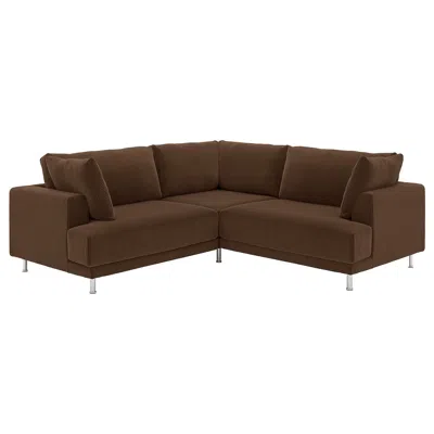 Ikea Uppåkra Modular Corner Sofa, 3-seat, Samsala Dark Brown, Depth: 42 1/8 "
