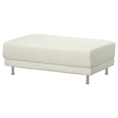 Ikea Uppåkra Ottoman, Axvall Off-white, Width: 50 "