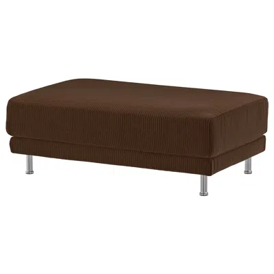 Ikea Uppåkra Ottoman, Samsala Dark Brown, Width: 50 "