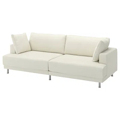 Ikea Uppåkra Sectional, 3-seat, Axvall Off-white, Depth: 42 1/8 "