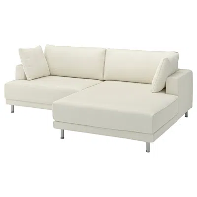 Ikea Uppåkra Sectional, 3-seat, Axvall Off-white, Depth: 70 7/8 "