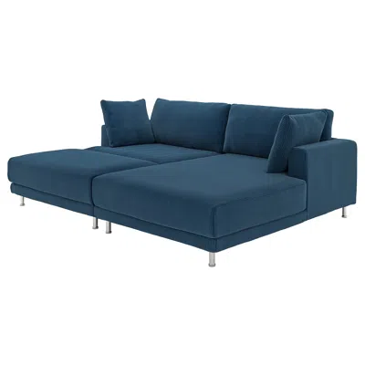 Ikea Uppåkra Sectional, 3-seat, Samsala Dark Blue, Depth: 70 7/8 "