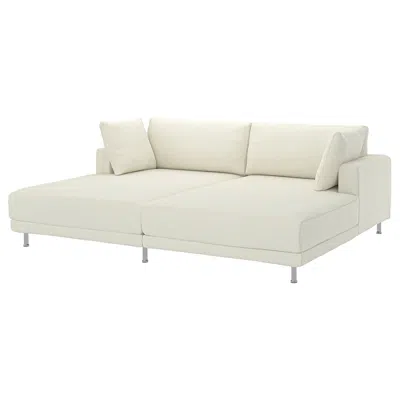 Ikea Uppåkra Sectional, 3-seat, With Chaise/axvall Off-white, Depth: 70 7/8 "