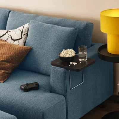Ikea Uppåkra U-shaped Sofa, 4,5-seat, Axvall Dark Gray-blue, Height Including Back Cushions: 37 3/8 "
