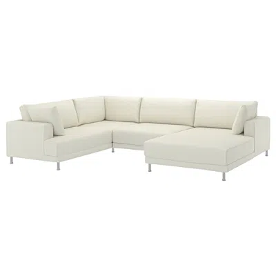 Ikea Uppåkra U-shaped Sofa, 4,5-seat, Axvall Off-white, Height Including Back Cushions: 37 3/8 "