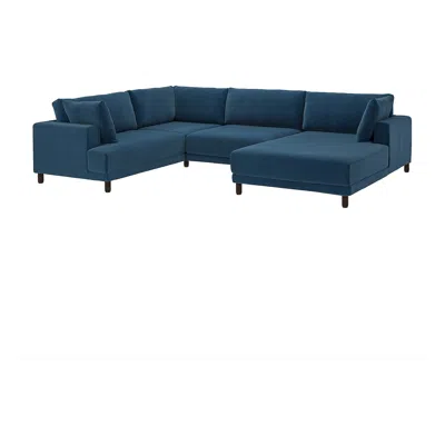 Ikea Uppåkra U-shaped Sofa, 4,5-seat, Samsala Dark Blue, Height Including Back Cushions: 37 3/8 "